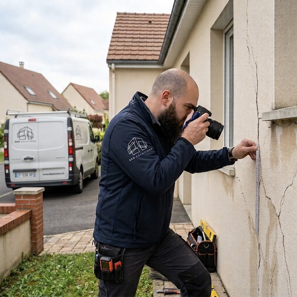 Relevé technique sur chantier